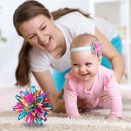 Miniatura 3 de Bola de respiración expandible, esfera de respiración expandible, bola mágica expandible para aliviar el estrés, bola mágica plegable, juguete de