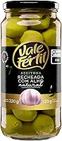 Vale Fértil Azeitona Verde Em Conserva Recheio Alho Vidro 130G