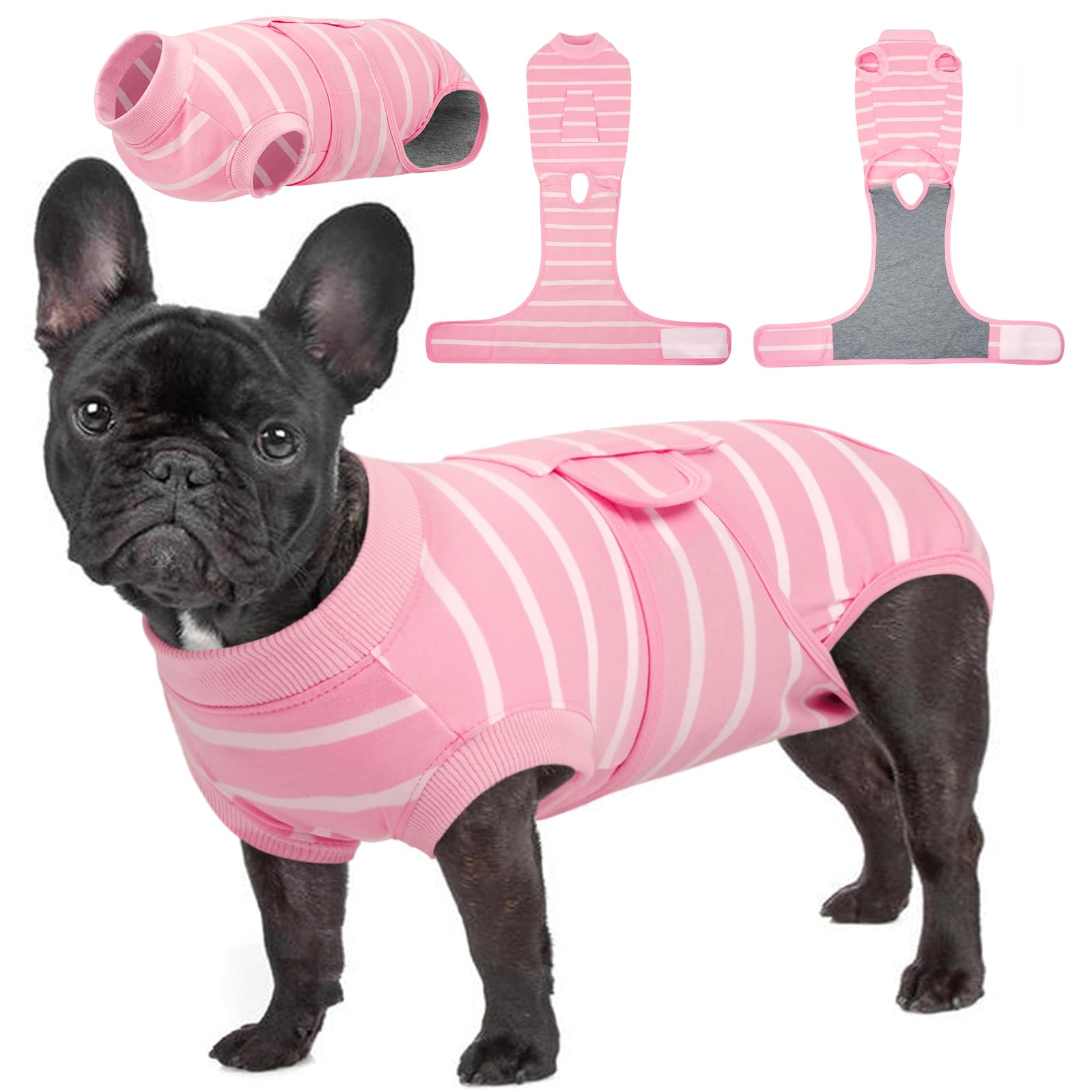Kuoser Dog Recovery Suit, Dogs Surgical Recovery Suits Female Male, Soft Puppy Post Body Vest, Onesie Doggie Bodysuit after Surgery