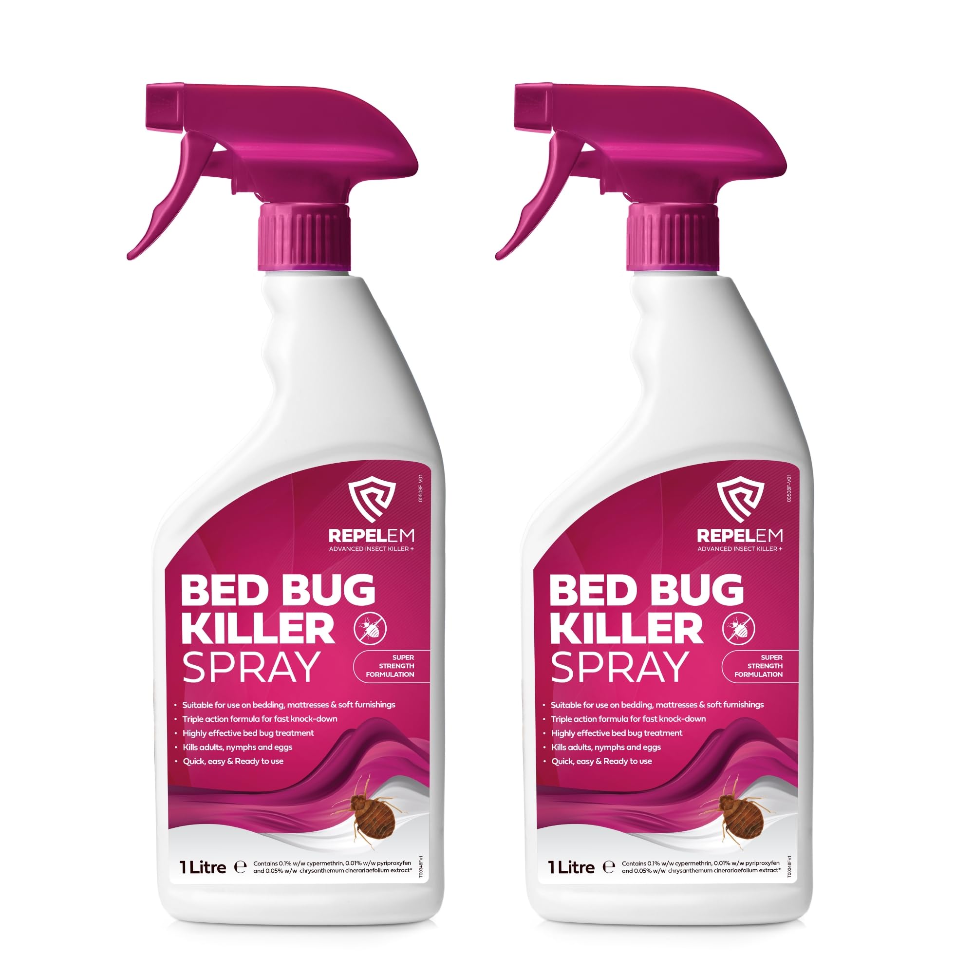 Bed Bug Killer Spray - Large 1L Bed Bug Spray, Kills Bedbugs at All Life Stages, All in One Treatment for Use on Mattresses, Soft Furnishings & Around The Home — view 10