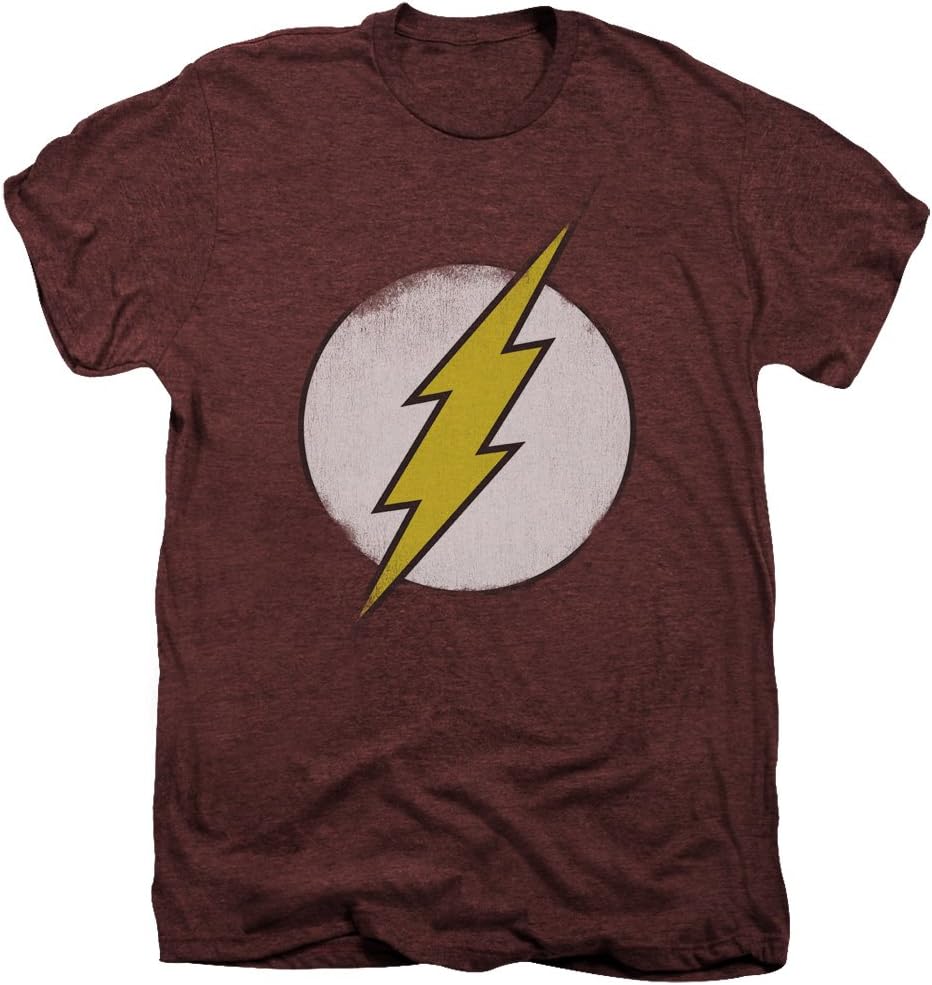 DC Comics The Flash - Rough Flash Logo (Premium) T-Shirt Size XXL