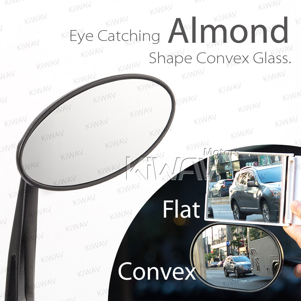 Amazon | KiWAV バーエンドミラー ウルトラ 黒 Triumph トライアンフ