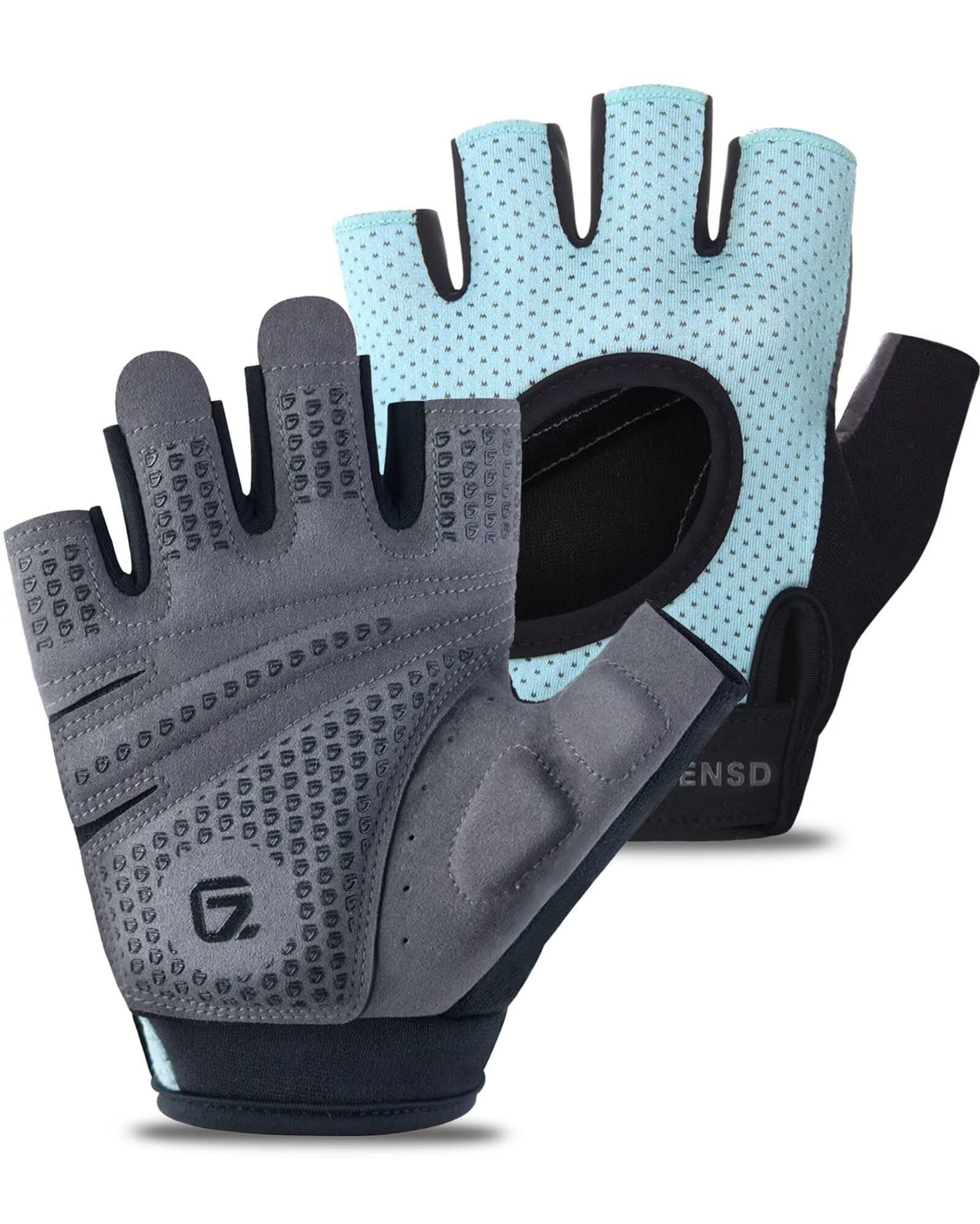 GADIEMKENSD Trainingshandschuhe mit vollständigem Handflächenschutz, rutschfest, atmungsaktiv, ergonomische Unterstützung, Unisex, geeignet für Verschiedene Übungen