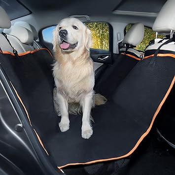 JOYTUTUS Pets Dog Back Seat Cover Protector Waterproof Scratchproof Hammock for Dogs, Against Dirt Nonslip Durable Car Seat Cover for Cars and SUVs
