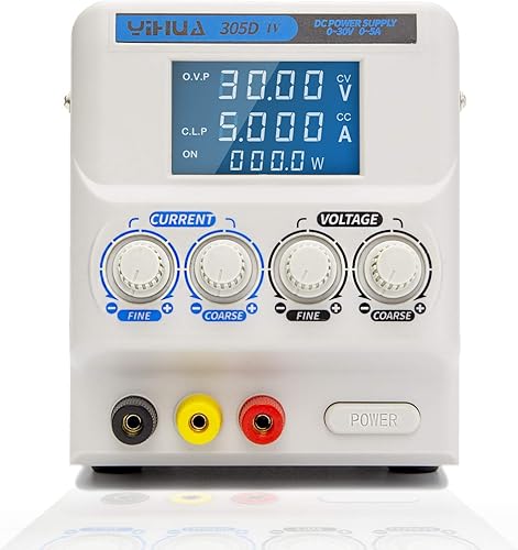 Miniatura 3 de YIHUA Paquete de estación de desoldadura profesional 948 con fuente de alimentación de laboratorio CC regulada YIHUA 305D-IV con soporte, kit de