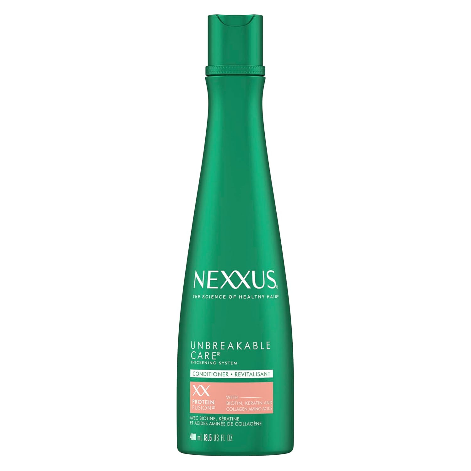 Nexxus Unbreakable Care Thickening Conditioner with Keratin, Collagen, Biotin for Fine and Thin Hair 13.5 oz Nexxus Unbreakable Care Thickening Conditioner with Keratin, Collagen, Biotin for Fine and Thin Hair 13.5 oz