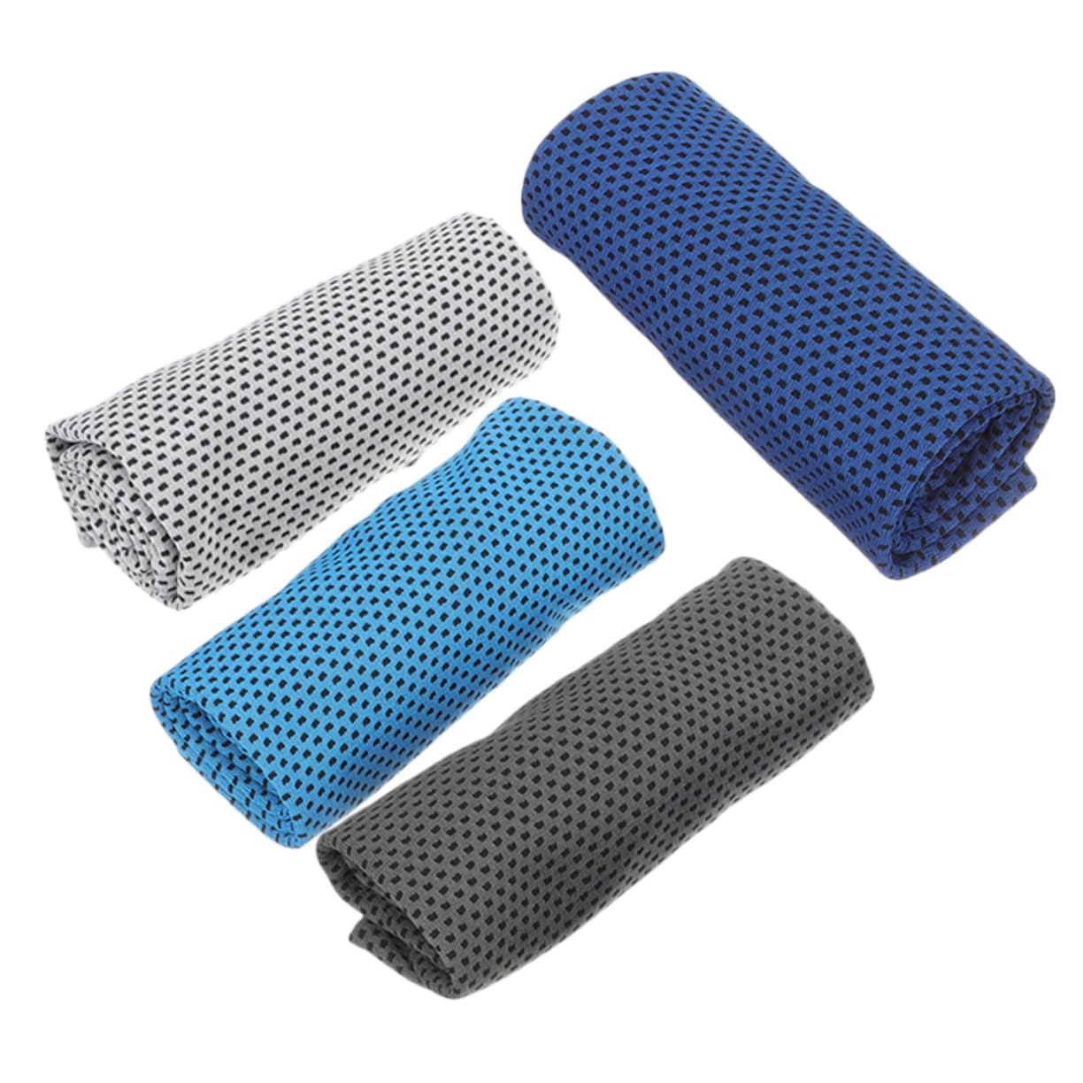 BESPORTBLE 16pezzi Asciugamani Rinfrescanti Microfibra Da Asciugatura Rapida e Assorbente Teli Leggeri Per Sport Fitness Yoga e Attività All Aperto
