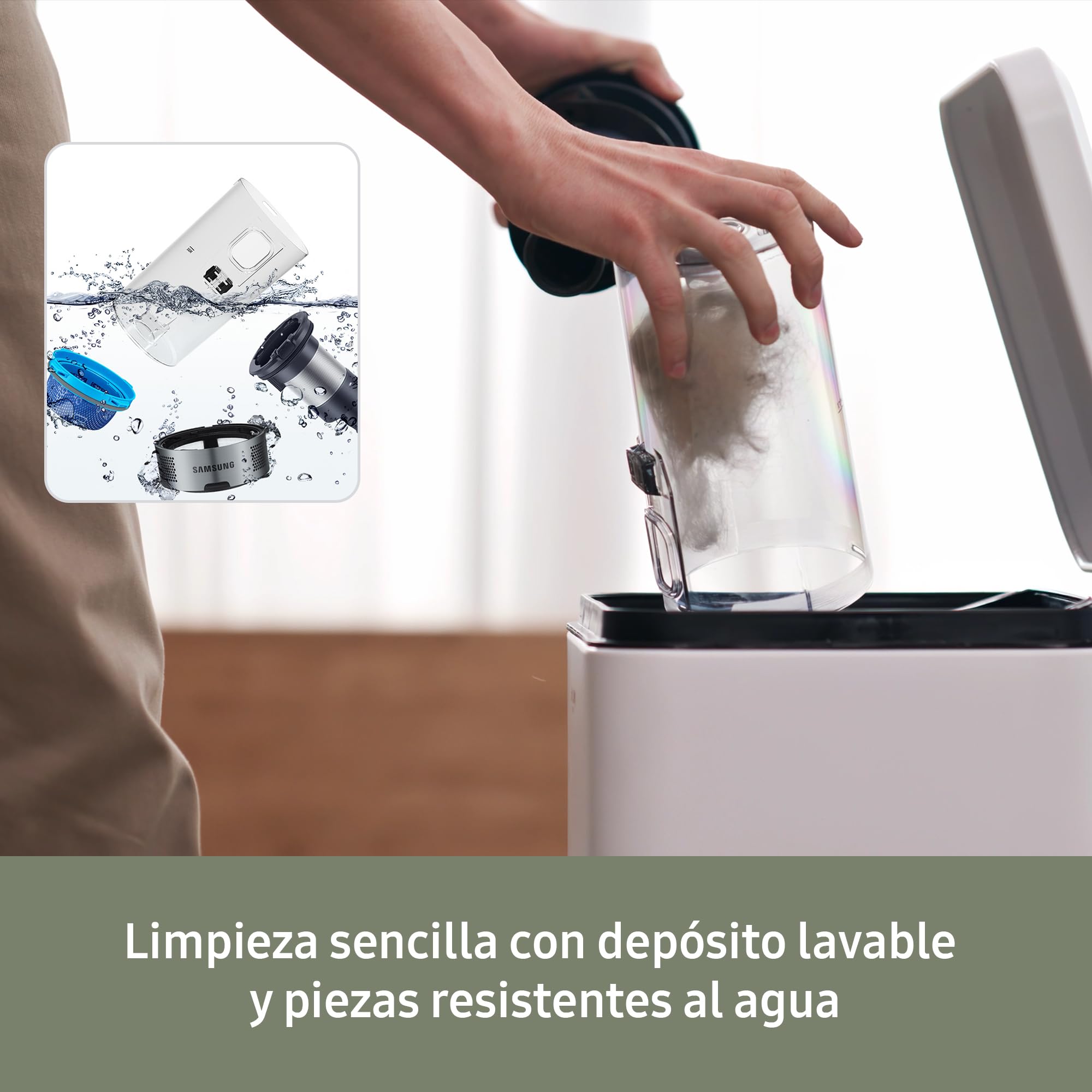 Samsung Cable Jet 75E VS20B75AGR5/WA Aspirateur pour Animaux de Compagnie avec Brosse 200 W