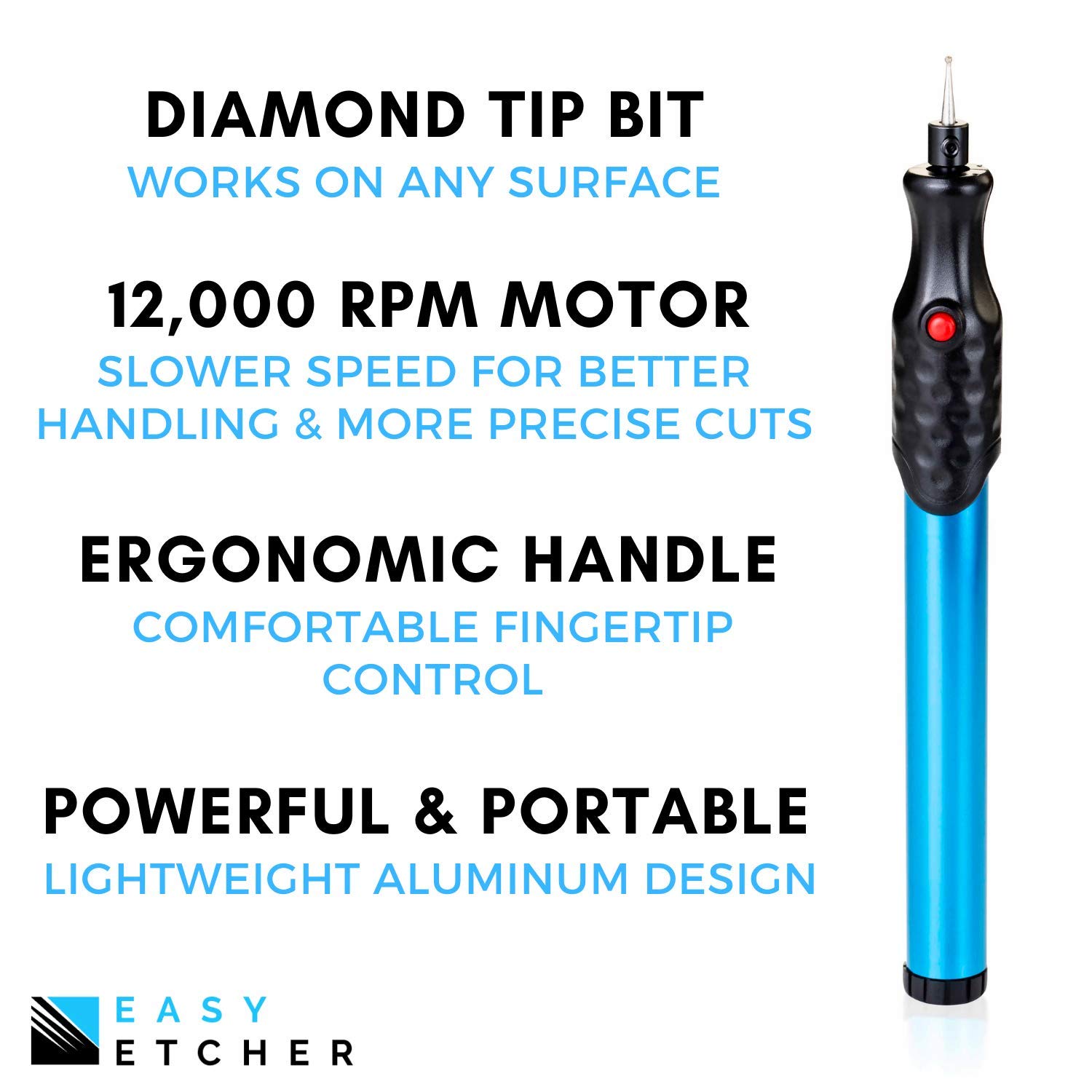 The Original Easy Etcher Includes 10 Stencils Portable Precision