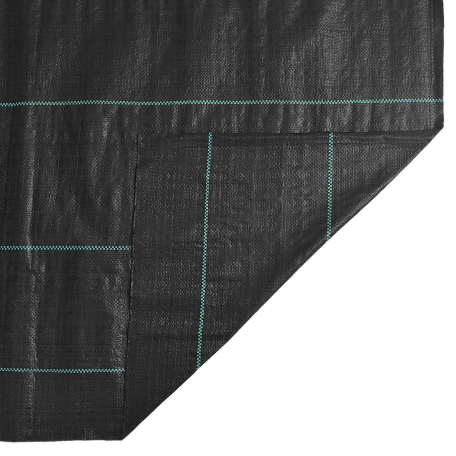 Homgoday Unkrautvlies 2x50 m Schwarz PP Unkrautfolie Gartenvlies Mulchvlies Unkrautschutz UV-stabilisiert wasserdurchlässig für Garten Landschaftsbau Hochbeet Kiesweg Terrasse 4005195