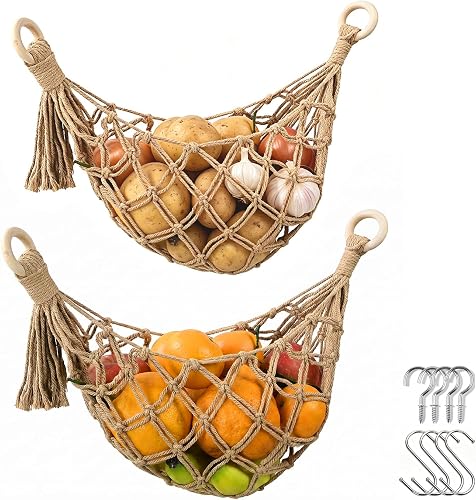 Hanging Fruit and Vegetable Storage Hammock