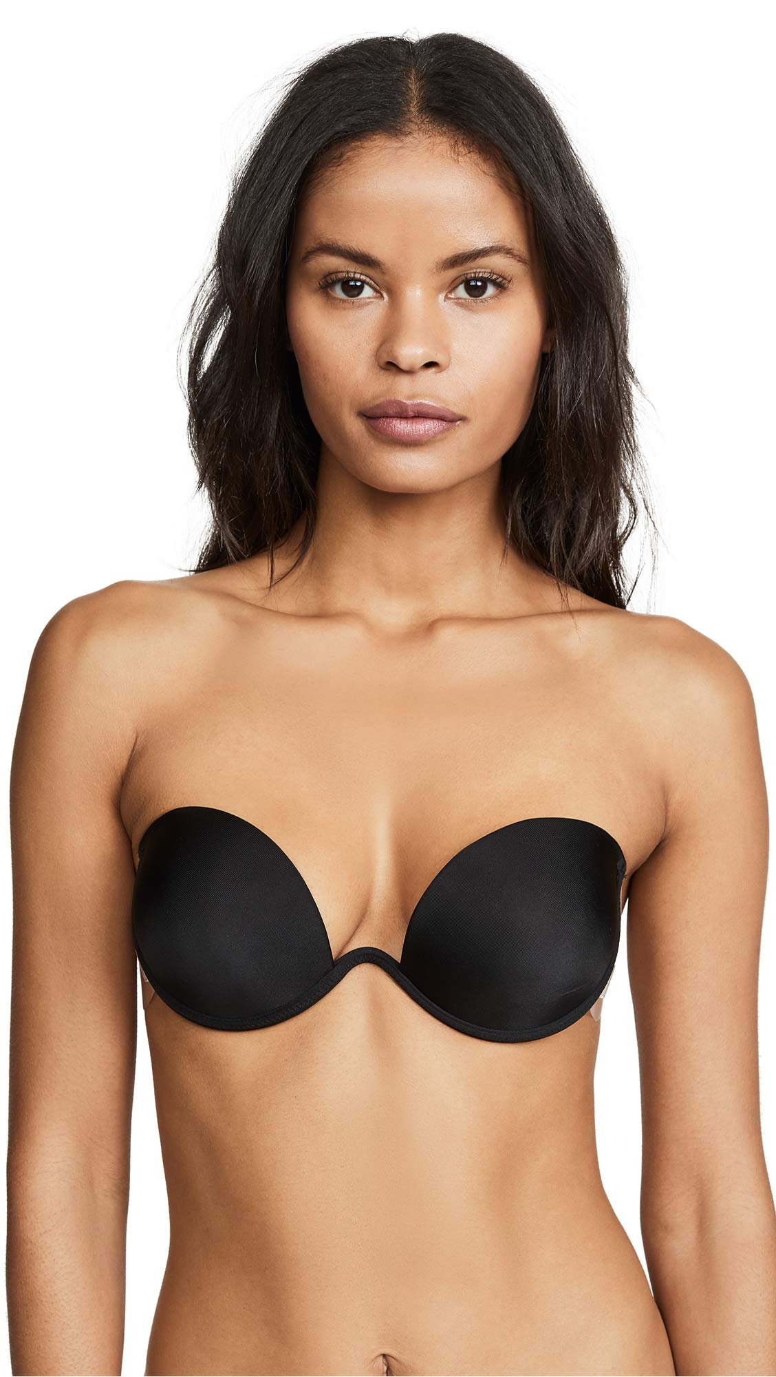 Maidenform Women's Push-Up Combo Wing Bra with Underwire and Adhesive Wings - Black - Small