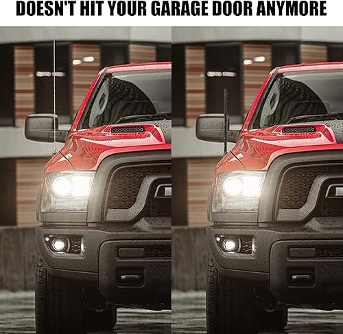 Miniatura 4 de KSaAuto Accesorios de antena para Dodge Ram 1500-3500 (2009-2024), antena de camión en espiral de 13 pulgadas, negro, recepción FMAM, KR-1