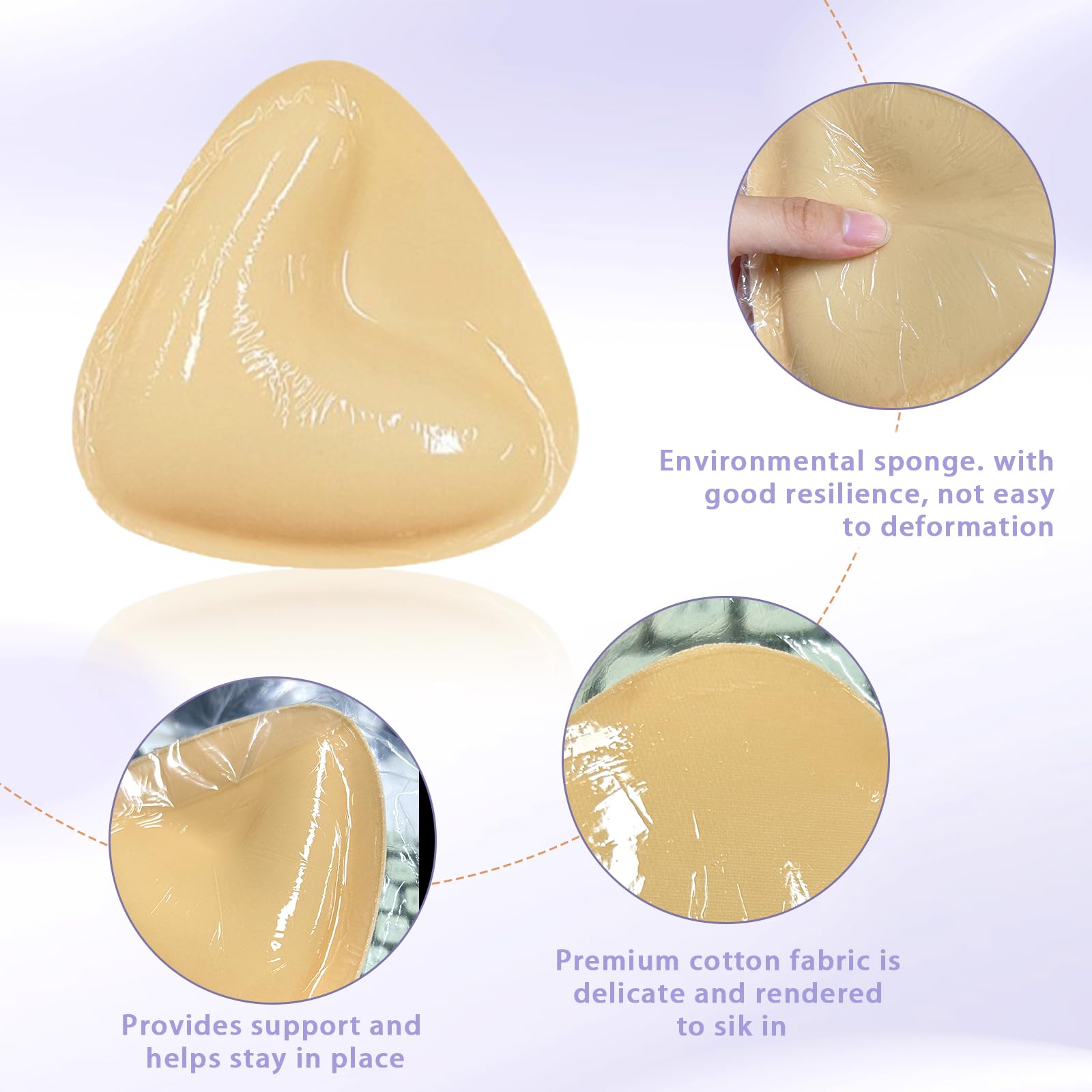 HXZASFG Insertos de Almohadillas para Sujetador, Inserciones Adhesivas para Sujetador, Push up extraíble, realzador de Pecho, Almohadillas Adhesivas para Sujetadores, Inserto para Bikini, lencería,