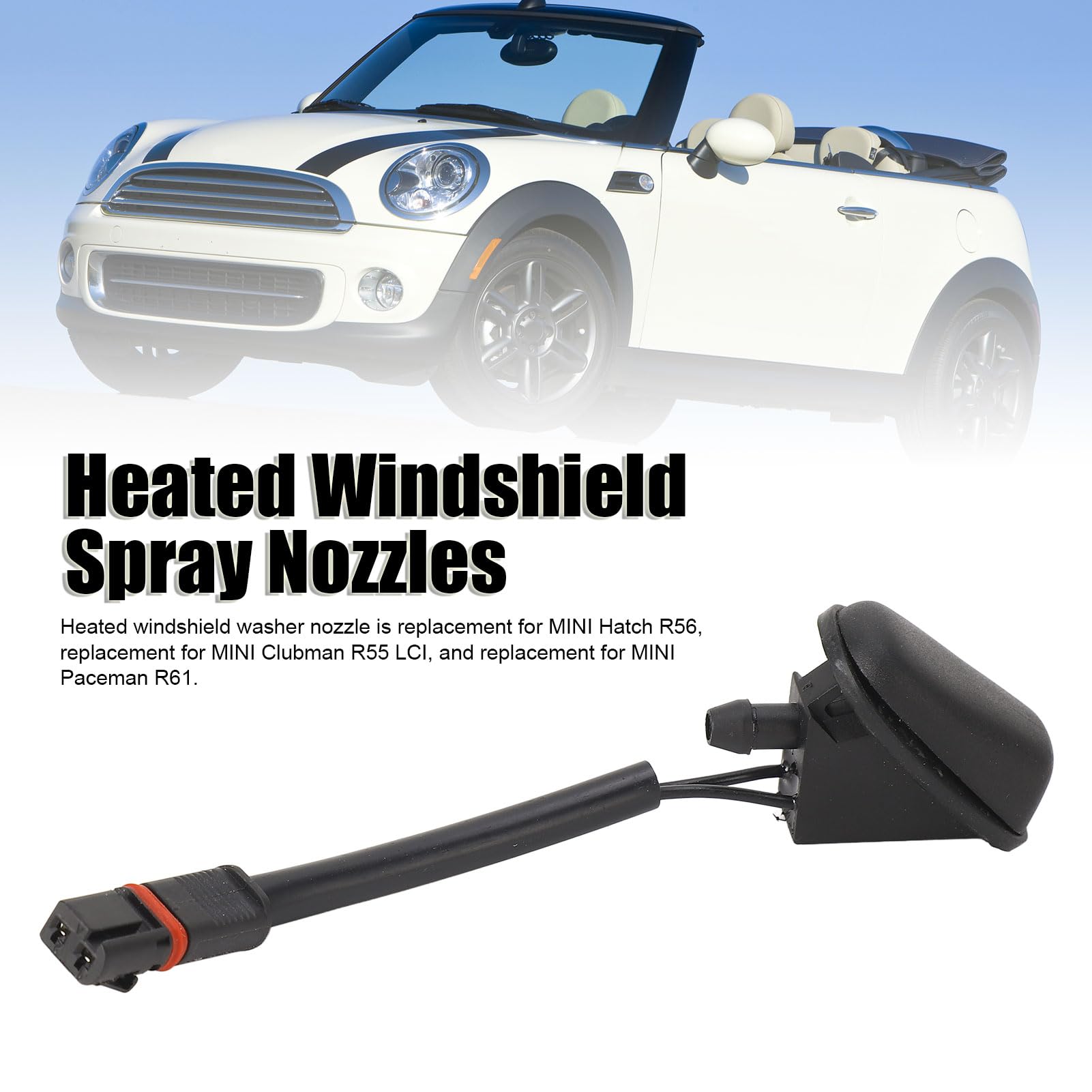 Amazon.com: Heated Windshield Wiper Nozzle 61662755722 2755722 