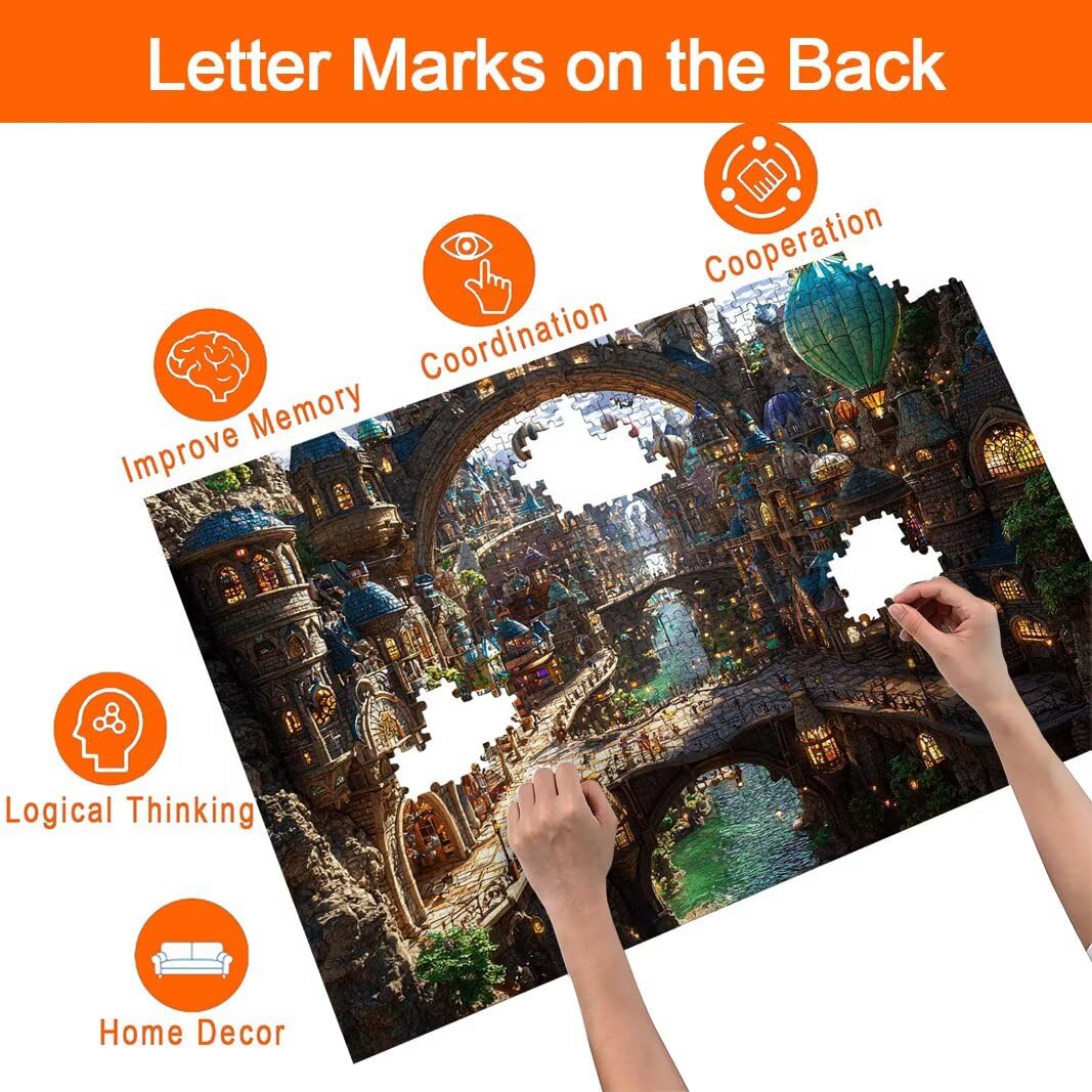 Puzzle Mistero, Puzzle 2000 Pezzi Adulti per Decor, Regalo Donna/Uomo -8730
