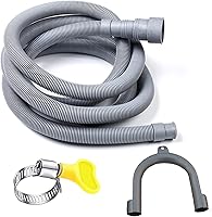 Vista 10 de HLMOptimo Manguera de drenaje universal para lavadora de 23 pies, kit de extensión flexible de manguera de drenaje para lavavajillas, manguera