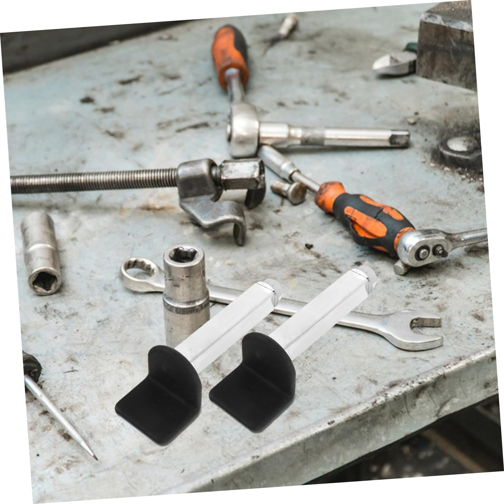 Motorradständer aus Metall mit Stabilem Arbeitsplattform Multifunktionalem Design für Motorradpflege als Vorder und Hinterrad Hebeständer Beim Motorrad Service