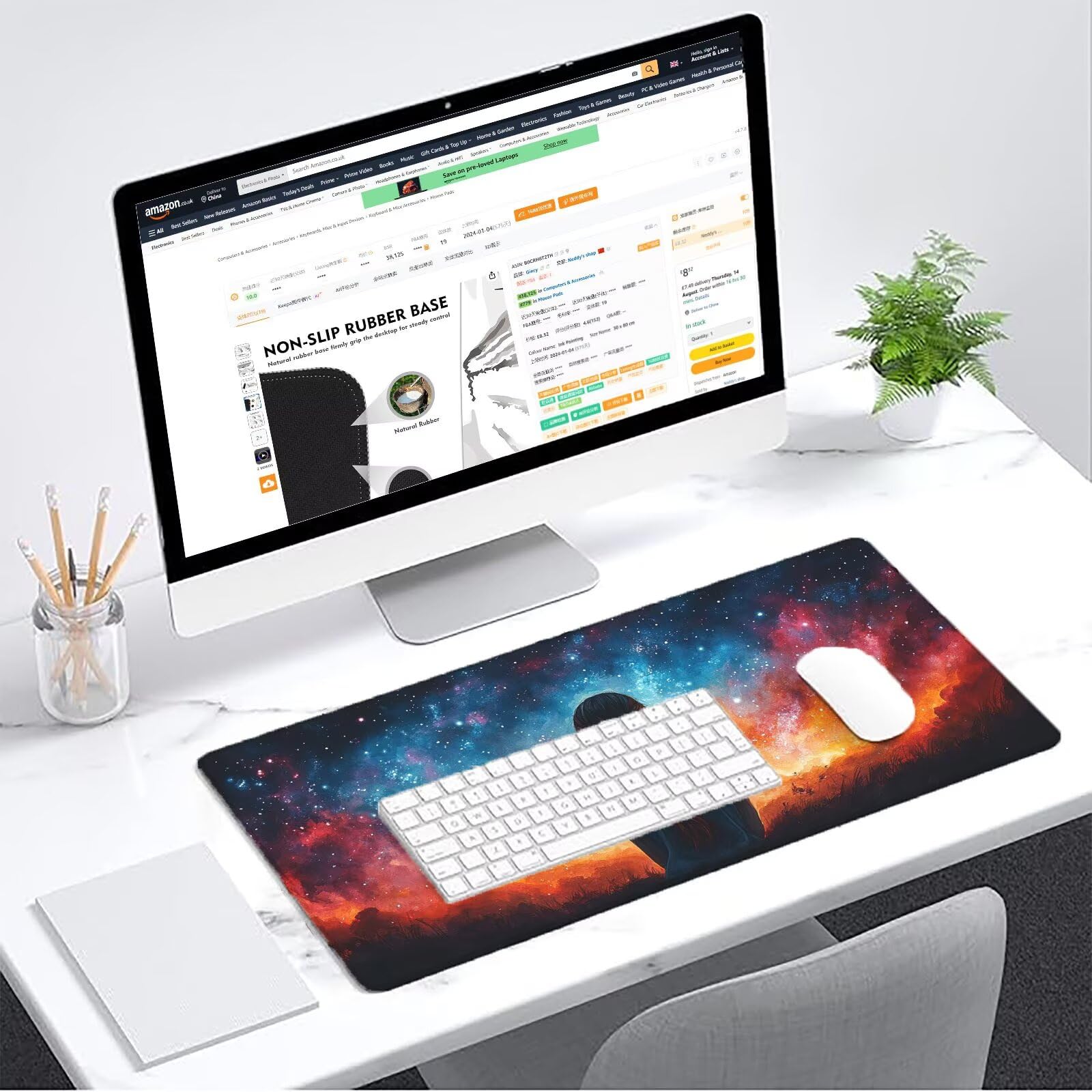 Podkładka pod mysz xxl 1600 x 800 mm pomarańczowa podkładka pod mysz damska podkładka pod mysz biurową podkładka do gier antypoślizgowa gumowa podstawa zszyte krawędzie akcesoria biurowe do gier do