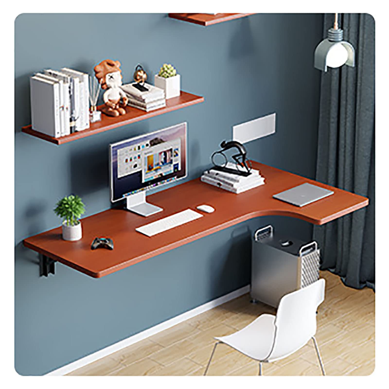 Bureau mural gain de place avec installation facile pour tout espace