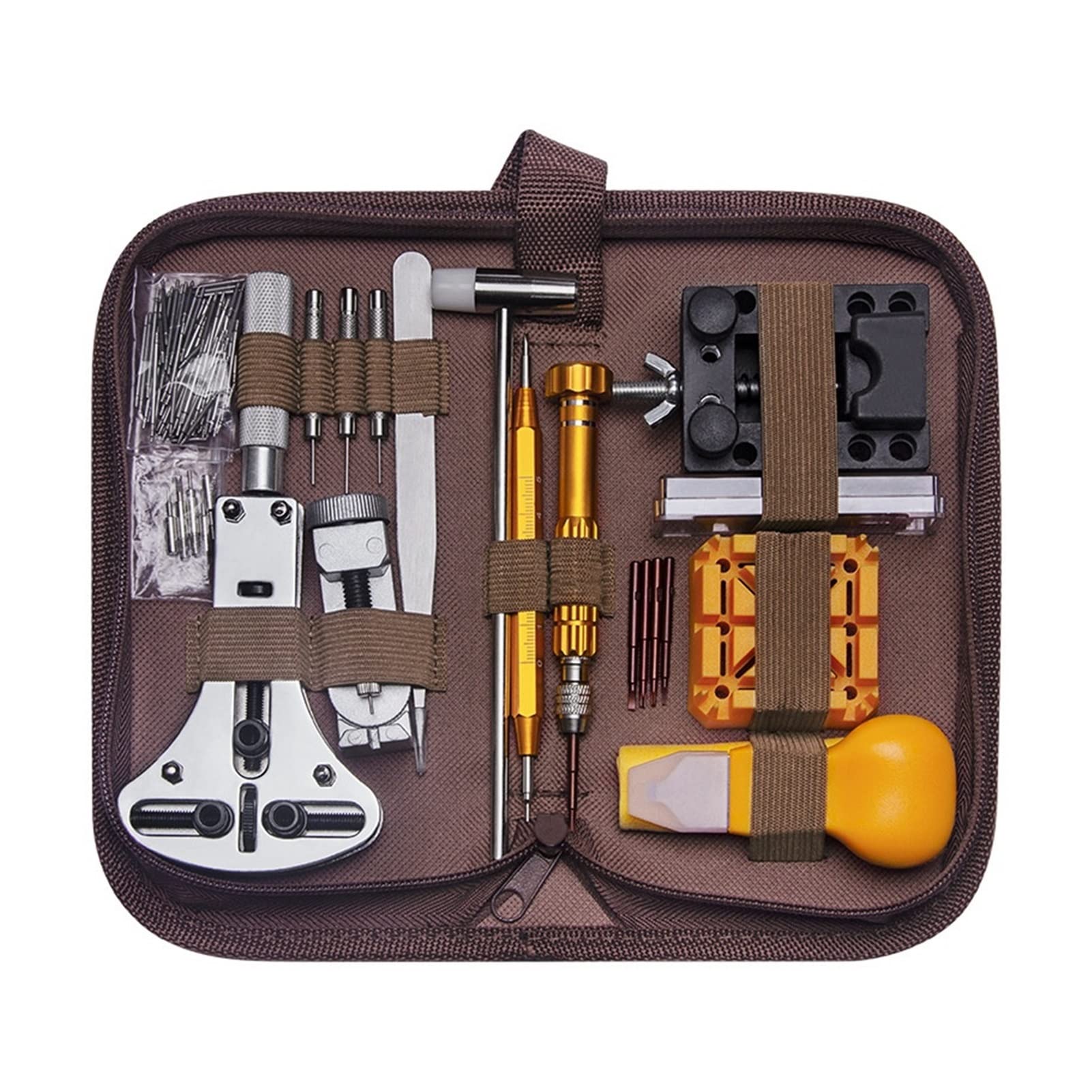 149-teiliges Uhrenreparatur-Werkzeugset, Uhrengliedstift-Entferner, Gehäuseöffner, Federsteg-Entferner, Reparatur-Werkzeugset, Uhrenreparatur-Werkzeugset