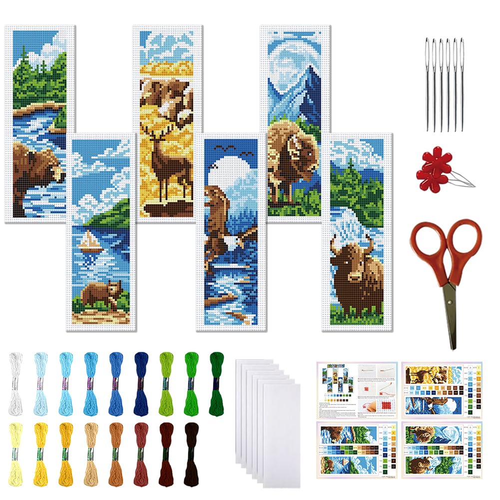 FREEBLOSS Dragon Bookmark Kit - Cross Stitch Embroidery -14 FREEBLOSS Dragon Bookmark Kit - Cross Stitch Embroidery -14