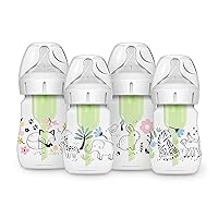 Vista 13 de Dr. Brown’s Natural Flow® Anti-Colic Options+™ Biberones de cuello ancho para bebés Edición de diseñador, diseño de dinosaurios y océano, 9 oz/270