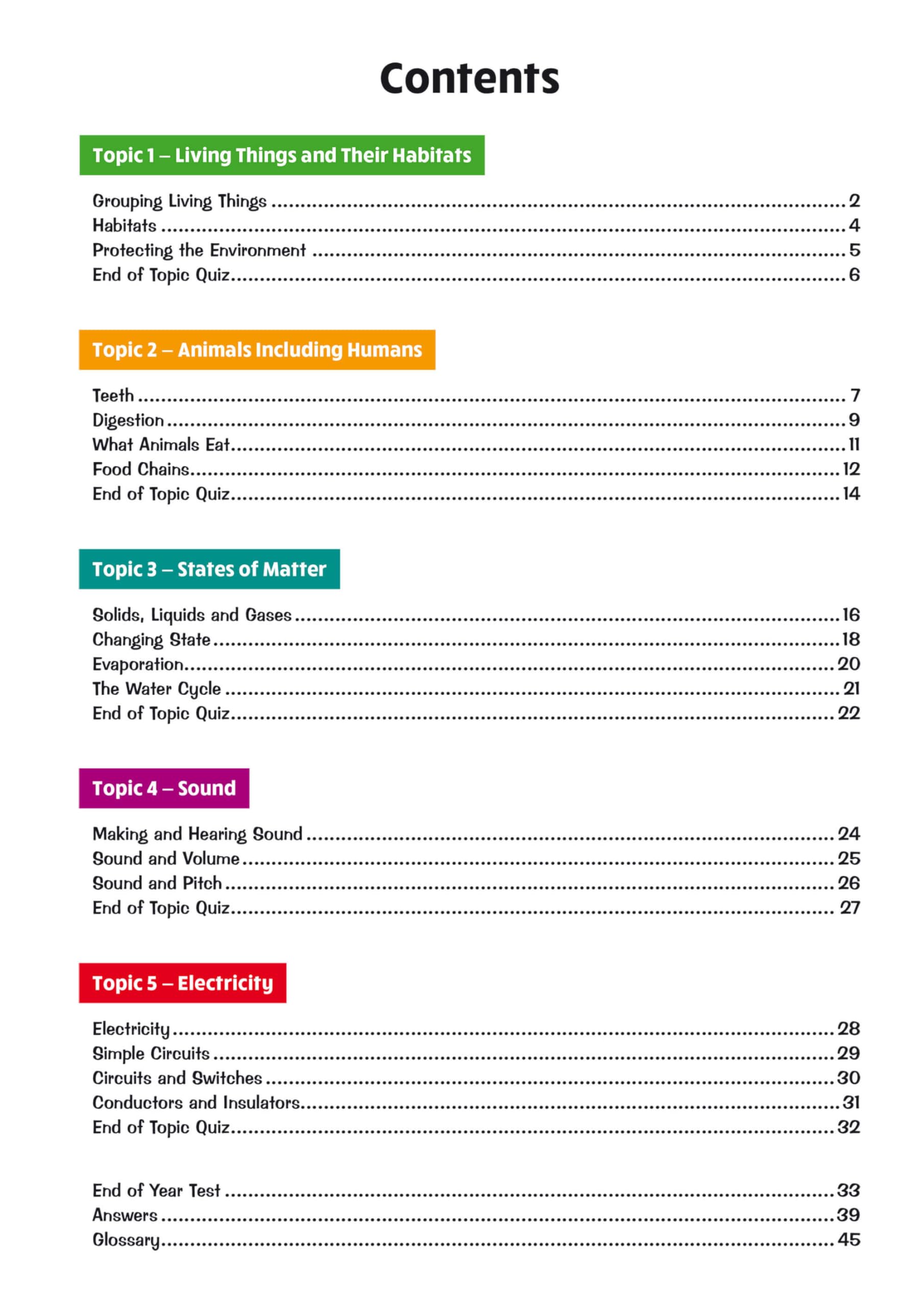 KS2 Science Year 4 Targeted Question Book (includes answers)