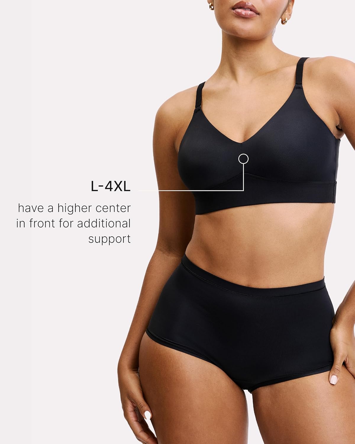 Harper Wilde Bliss Triangle Bralette – Ultra-Soft, Lightweight Bralette for Women with No Cups, No Wires, No Padding - Image 5