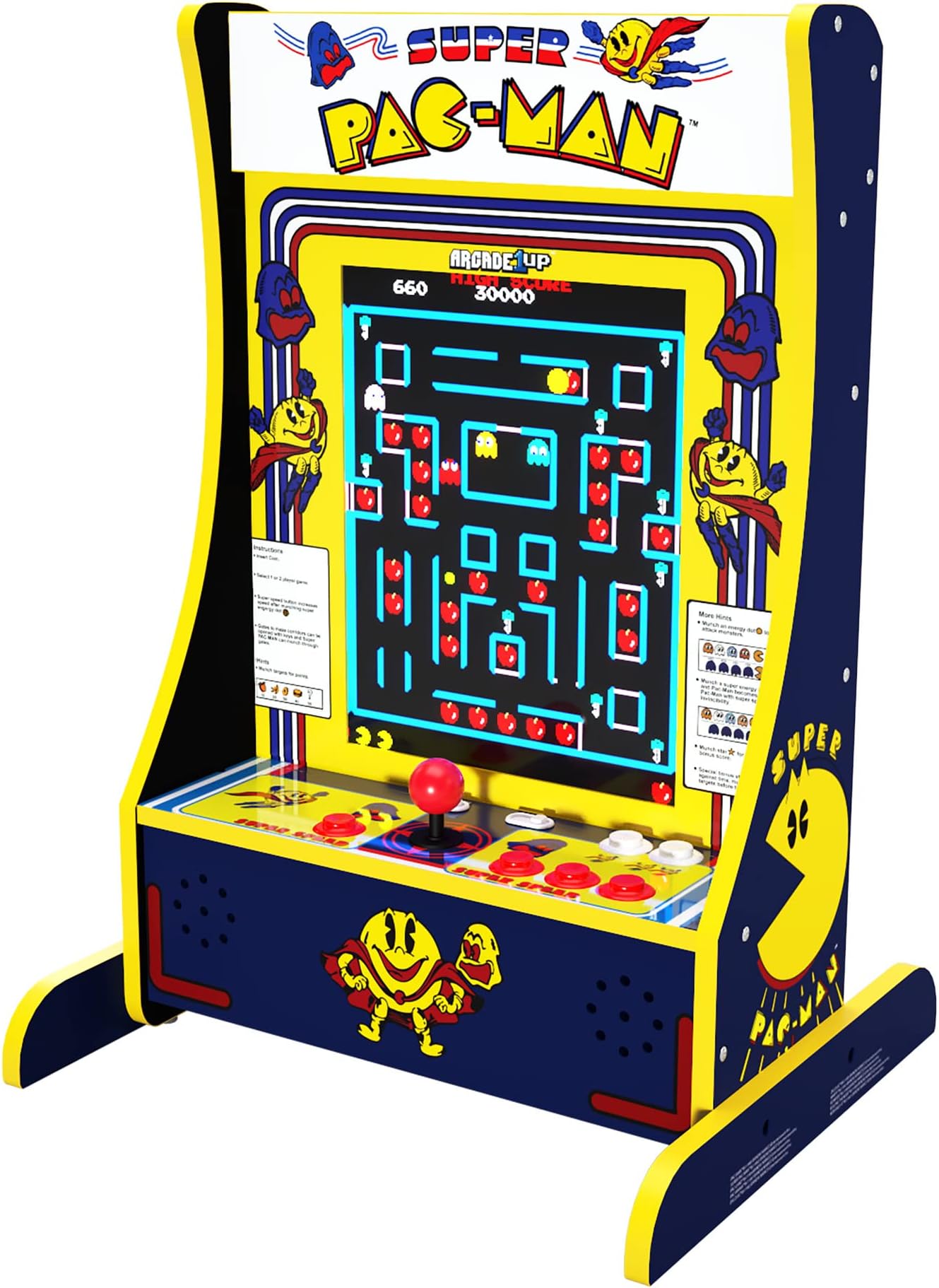 Arcade1Up Super PAC-MAN Partycade - 10 Games