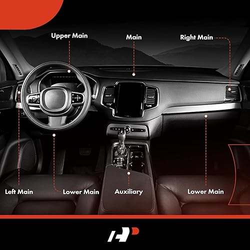 Miniatura 8 de A-Premium Actuador de puerta de mezcla de calentador HVAC compatible con Hyundai Tucson 2005 2006 2007 2008 2009, principal, temperatura
