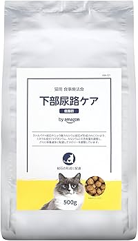 Amazon | by Amazon 猫用食事療法食 下部尿路ケア 低脂肪 500g