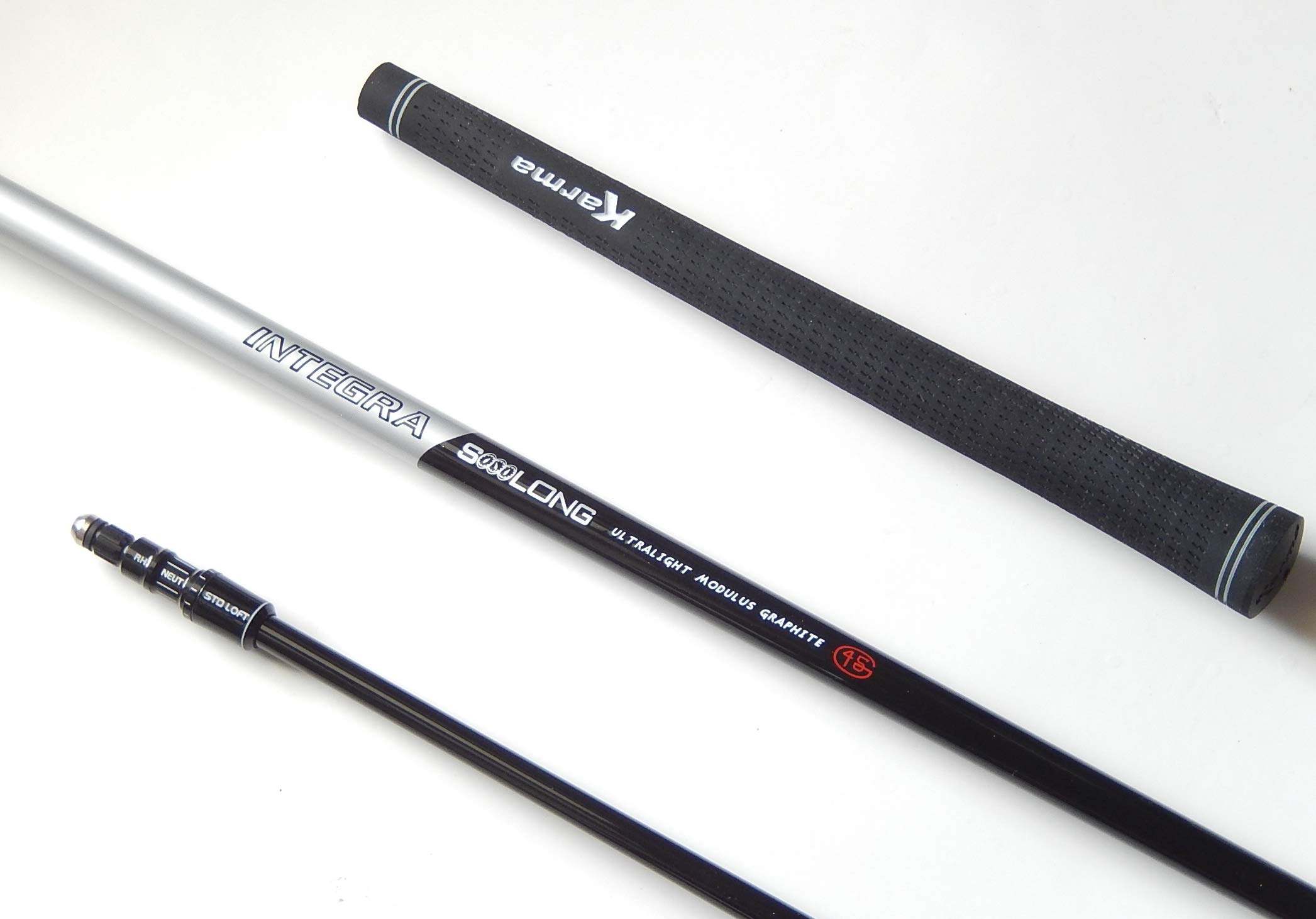 Integra SoooLong 45 g Graphite Shaft + Adapter + Grip, Compatible with Taylormade Driver, Fits M1/M2/M3/M4/R15/SLDR