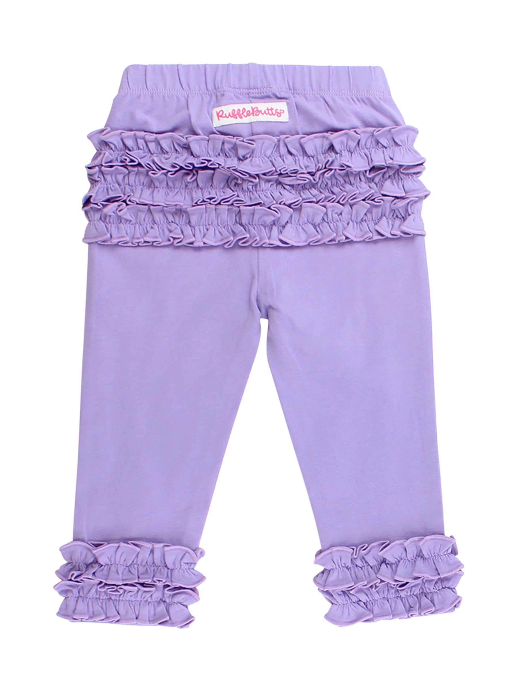 RuffleButts Baby/Toddler Girls Ruffle Leggings - Ankle Leggings