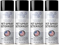 Berkland 4-Pack Refill for PetSafe SSSCat Spray Deterrent - Non-VOC Pet-Safe Dog & Cat Repellent for Counters, Furniture - Made in USA