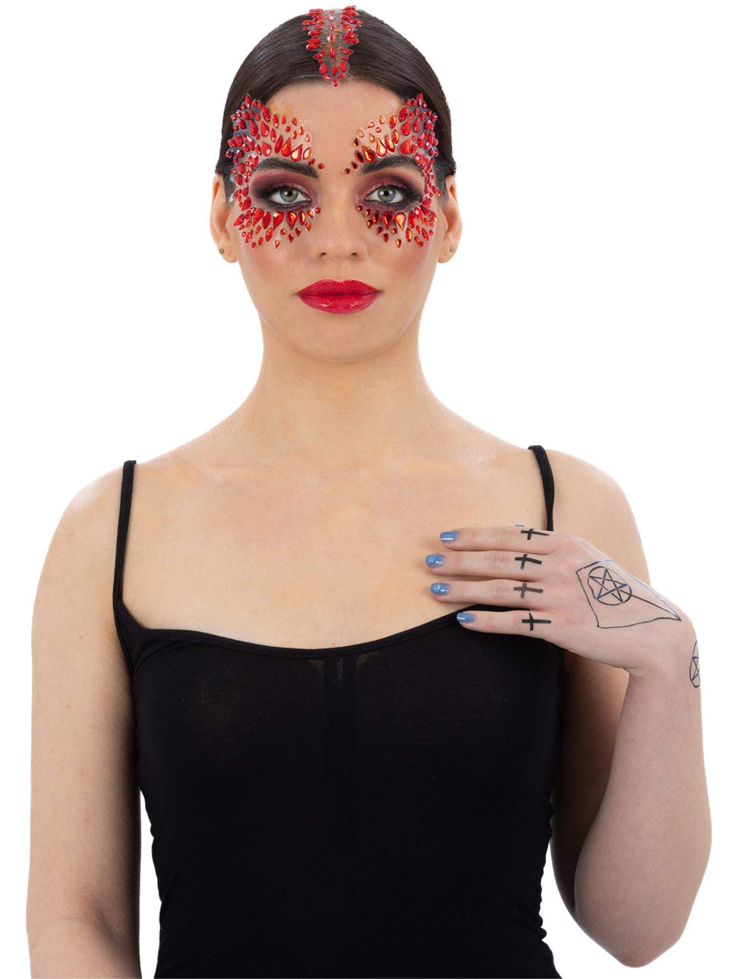 Smiffys Smiffys Make-Up FX, Deluxe Devil Kit, Multi - Image 4