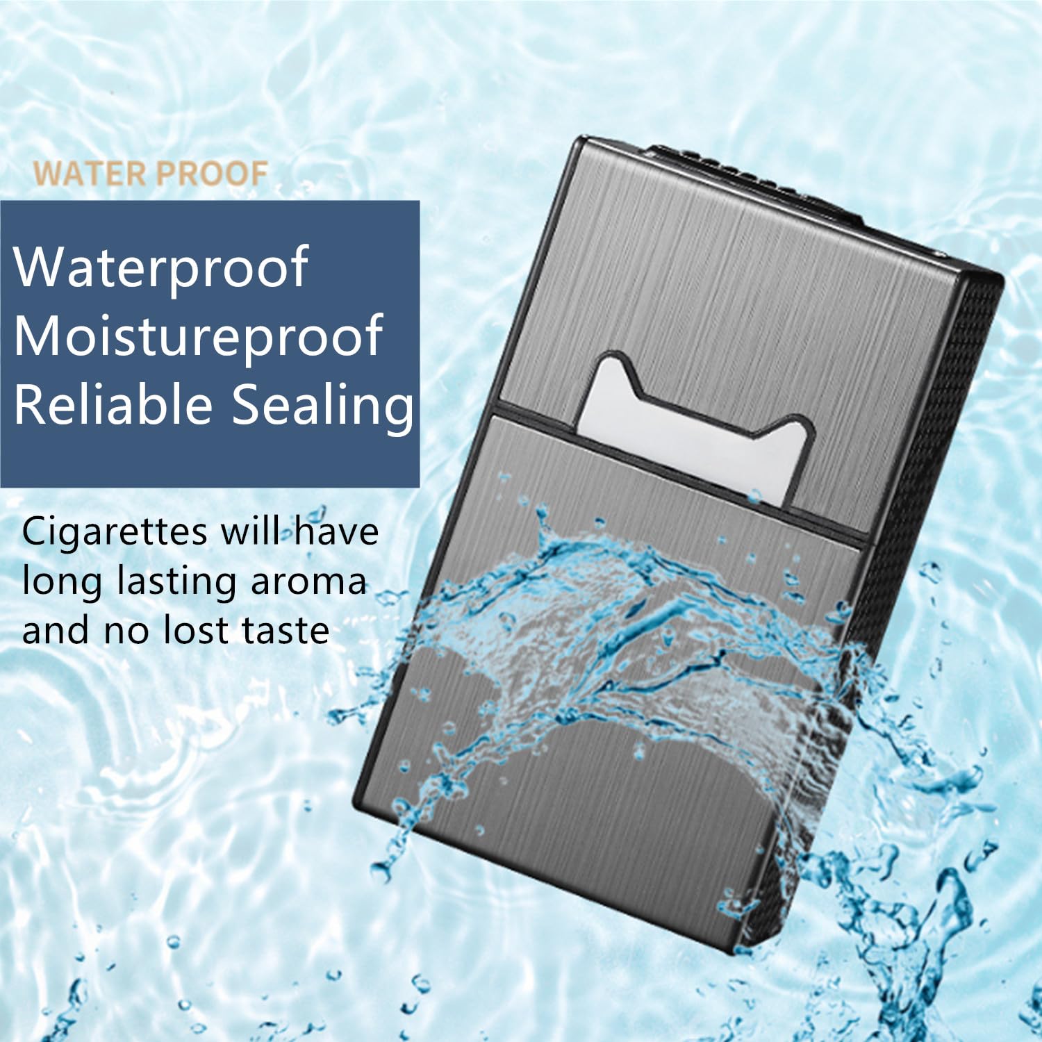 slim cigarette case with lighter Amazon.com: USB 16 pcs 84mm Regular/King Size Cigarettes Electric Rechargeable Flameless Windproof Lighters (Black) : Health & Household Focus Aluminium Cigarette Case Box