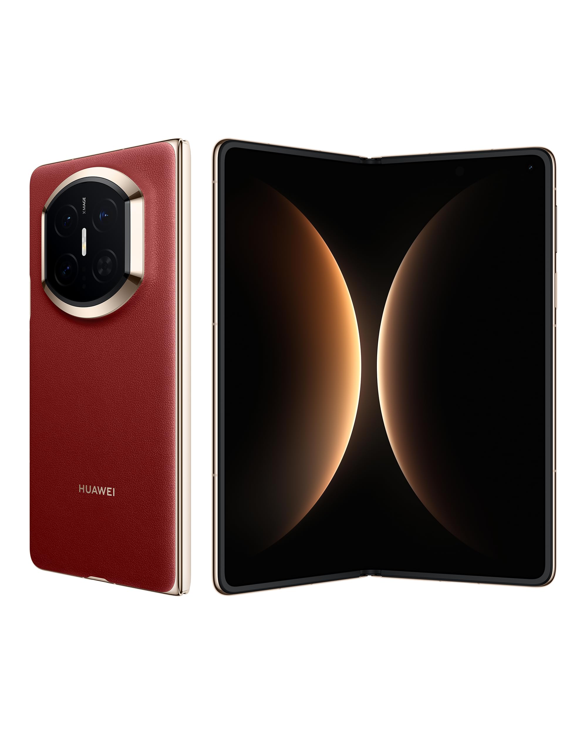 HUAWEI Mate X7 Smartphone Plegable 16+512G, 8" LTPO Pantalla Flexible, Rojo | 120Hz, Cámara con Colores Auténticos, Cristal Kunlun Glass, 5300 mAh Batería para Todo el Día, Garantía Adicional 6 Meses