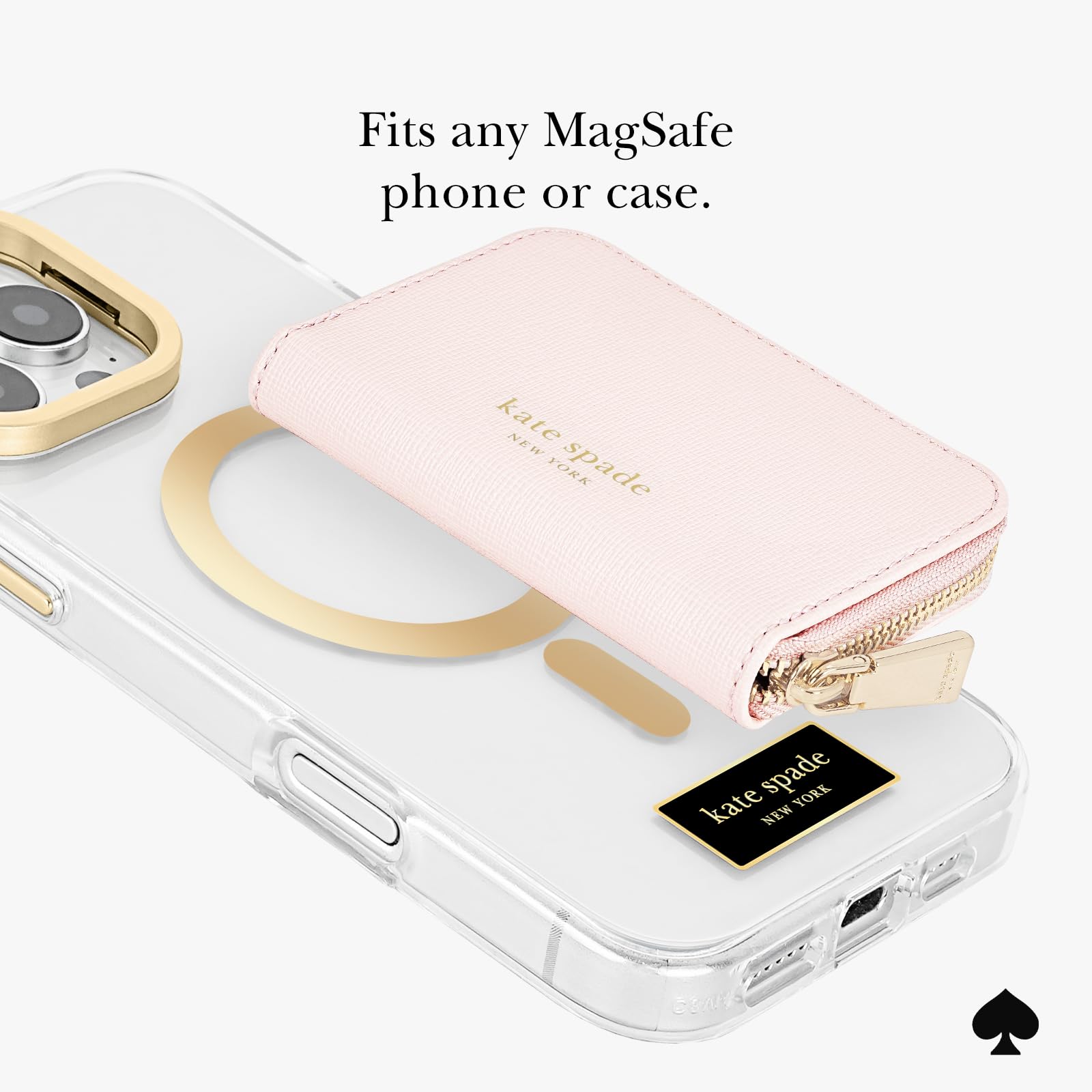 Amazon.com: kate spade new york Devin Zip Magnetic Wallet/Card