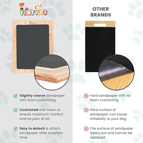 Miniatura 2 de Paquete de aseo para mascotas mimadas tablero de rascar acolchado de espuma, amoladora de uñas y dispositivo de corte de pelo - Eleva la belleza y