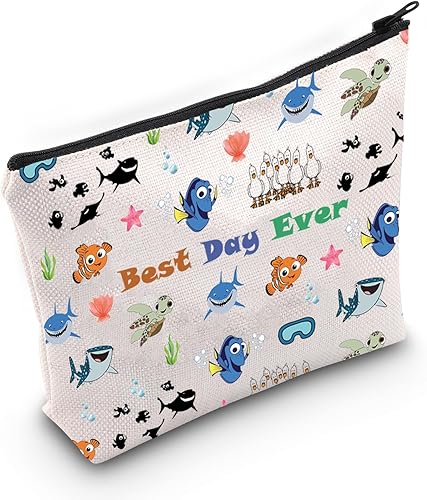 Nemo Dory - Bolsa de maquillaje cosmética para los fans de Nemo Dory, Bolso Fish N Nemo Dory - Bolsa de maquillaje cosmética para los fans de Nemo Dory, Bolso Fish N
