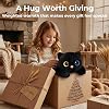 Mewaii Peluche Ponderado 5 Libras Ajustable, Calentable y Enfriable 23 Pulgadas para Abrazo Realista, Almohadilla Interna Removible Microondas, Regalo Gato para Adultos y Niños (Negro) Global Recycled Standard 8