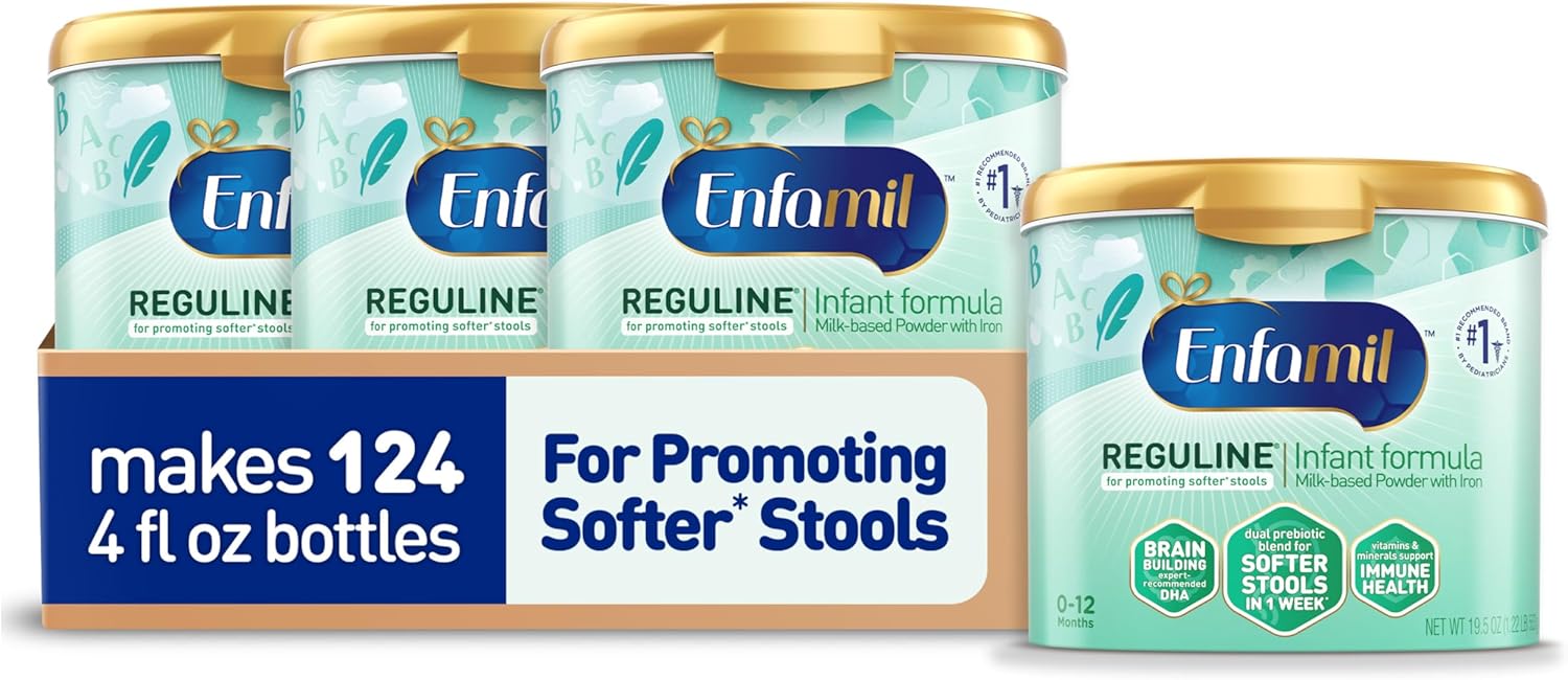 Enfamil Reguline Baby Formula, Milk-Based Infant Nutrition