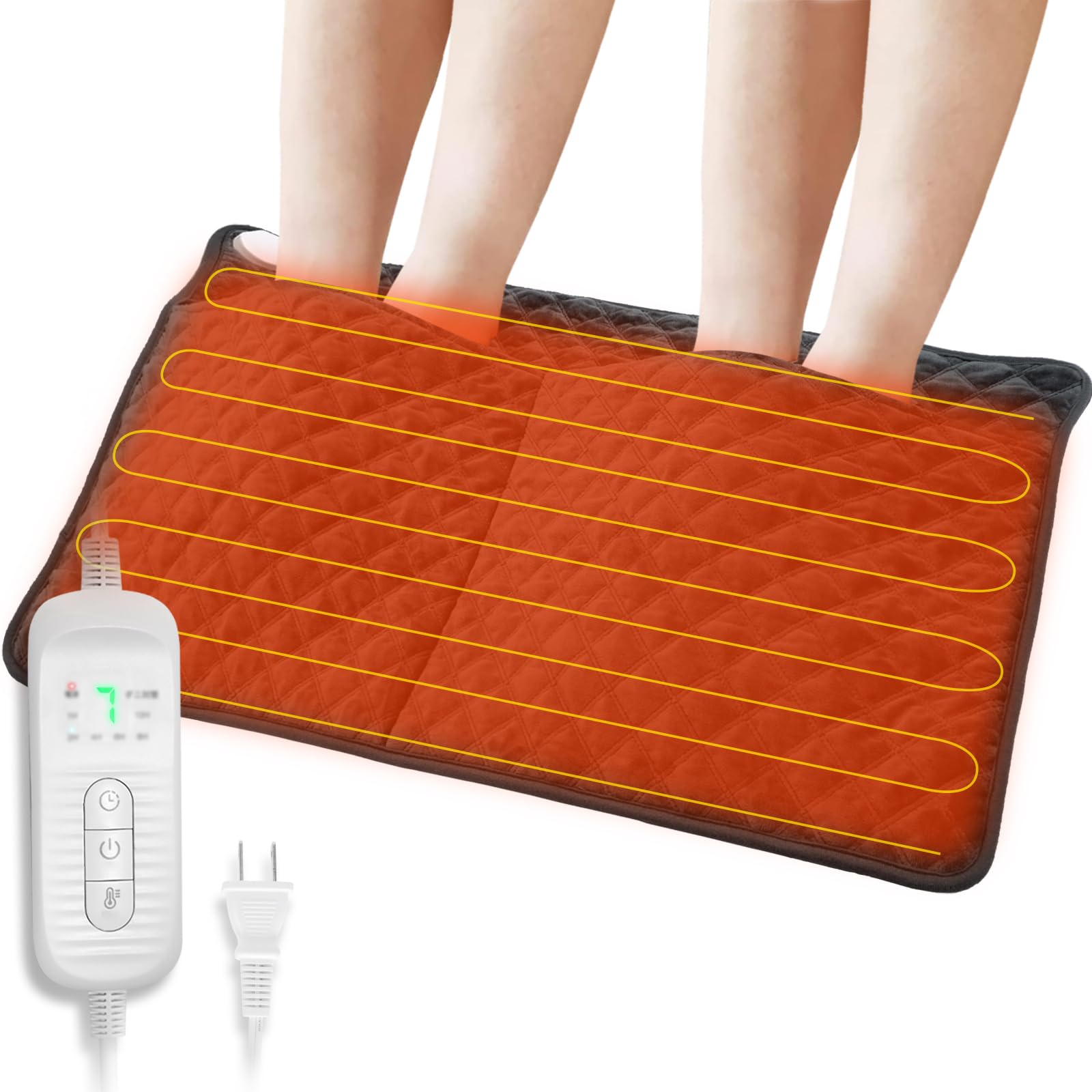 フットウォーマー 7段階温度調整 10秒速熱 10秒で温まる フットウォーマー 7段階温度調整 10秒速熱 フット