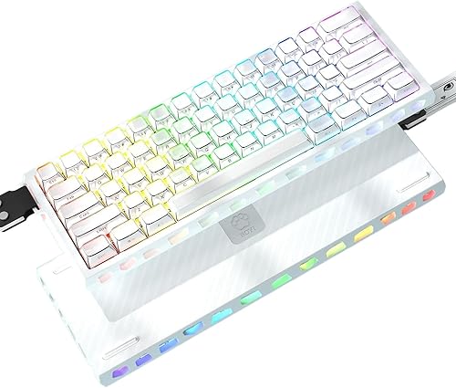 Miniatura 9 de BOYI H60Pro - Teclado magnético para juegos, 60% de aluminio hueco efecto Hall, disparador rápido, intercambio en caliente, tasa de sondeo 8K, 0.000