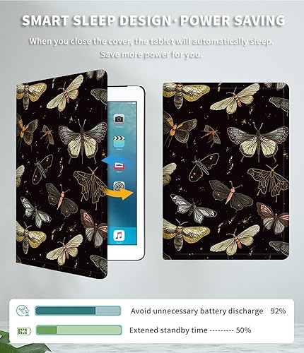 Vista 75 de Funda para Kindle de 6 pulgadas (11.ª generación, versión 2024/2022) delgada de piel sintética, ajustable, multiángulo, Smart Shell con función