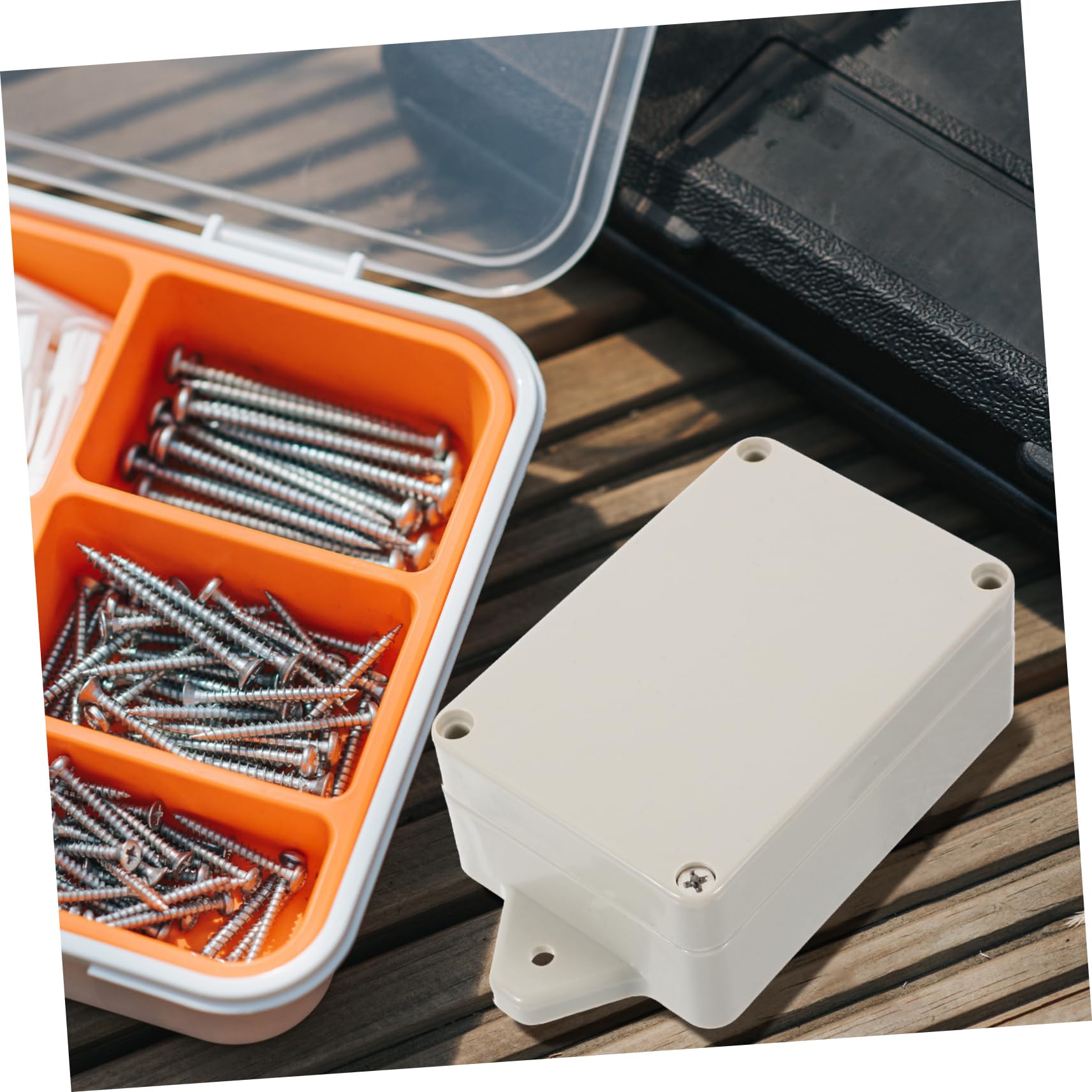 HOMSFOU 10 Pcs Box Boîte Étanche Boîtes Électriques Boîtier Électronique En Plastique Boîtier De Projet En Plastique Boîtes Électriques Résistantes Aux Intempéries Boîtes De Projet En