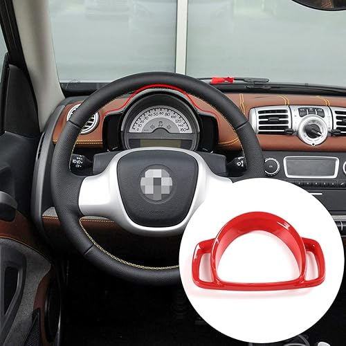 Miniatura 1 de YIWANG Marco de cubierta de tablero de instrumentos ABS para tablero de instrumentos para Mercedes Benz Smart 2009-2015 accesorios para interiores