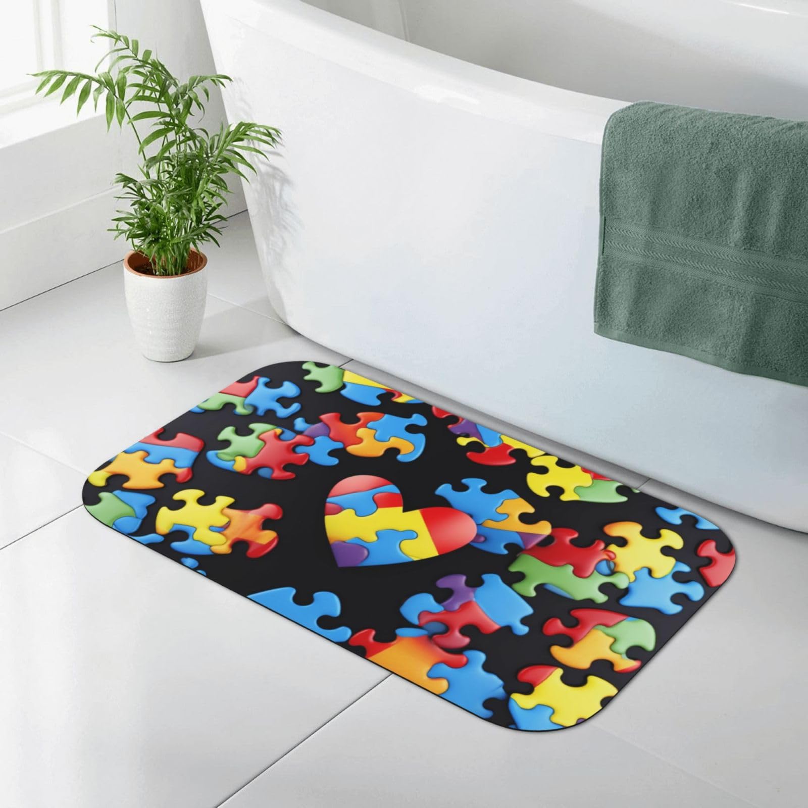 Tapis de salle de bain à la diatomée pour sortie de douche