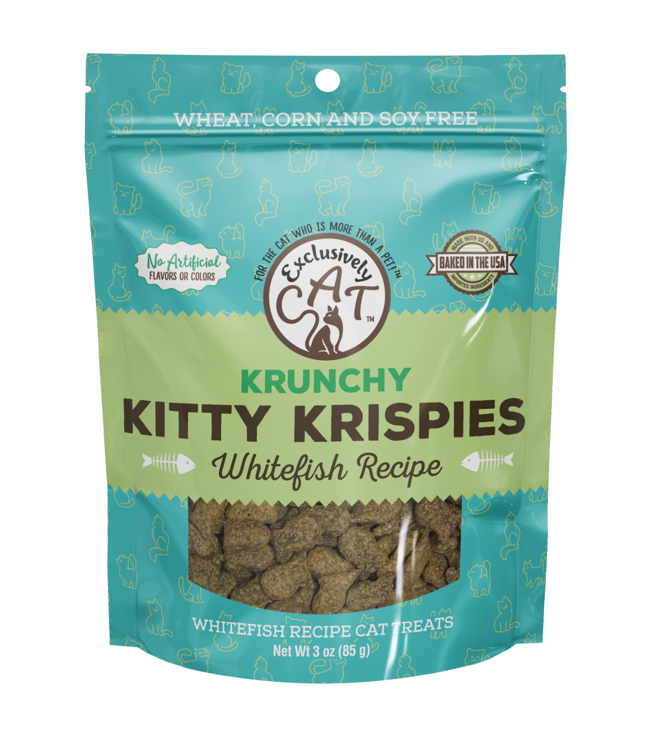 Exclusively PetKitty Krispies - Whitefish Recipe